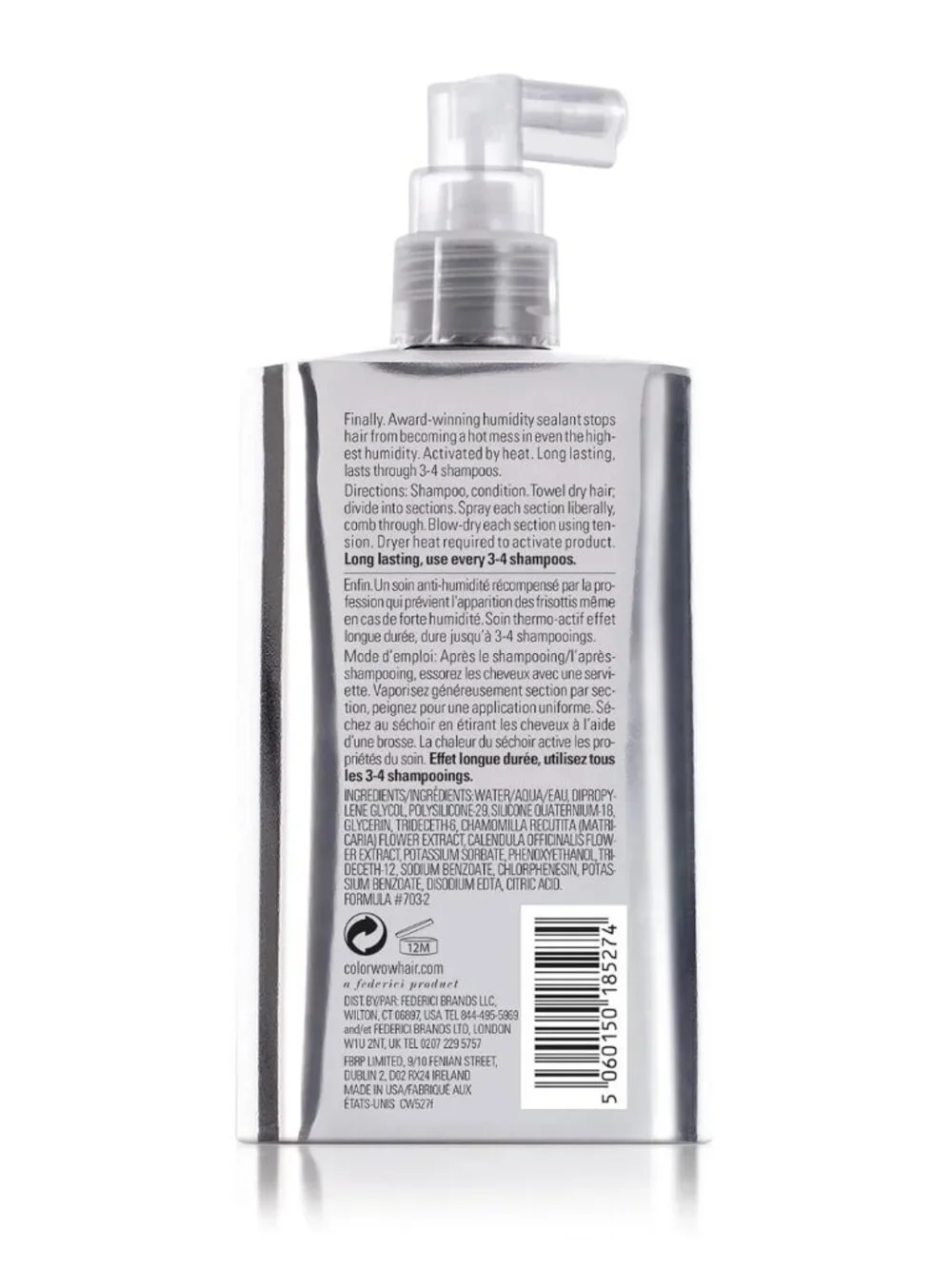 COLOR WOW Dream Coat – Anti-Humidity Frizz Control Spray for Glass Hair